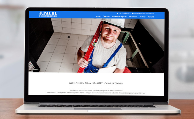 Website für J. Pachl Dienstleistungen