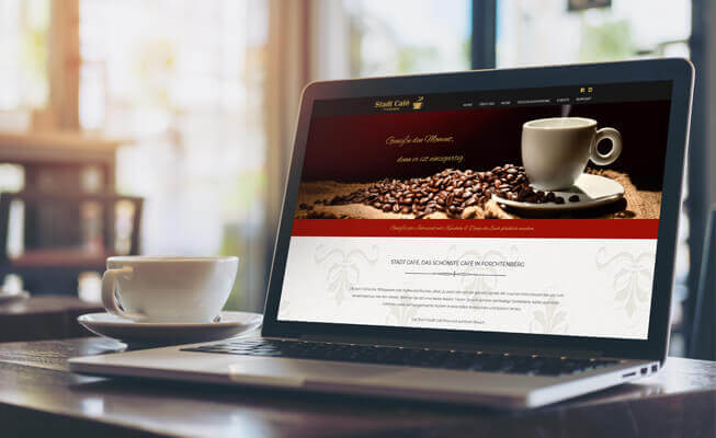 Neue Homepage für Stadt Café Forchtenberg